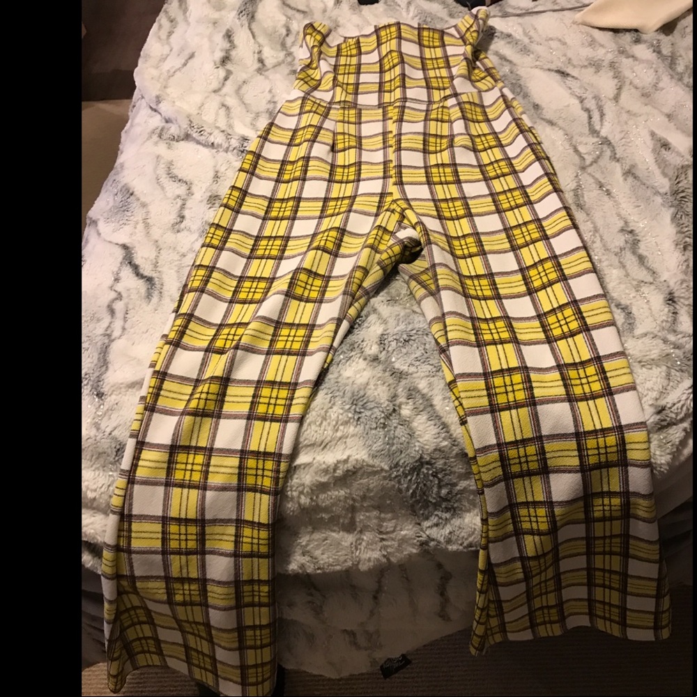 Plaid jumpsuit